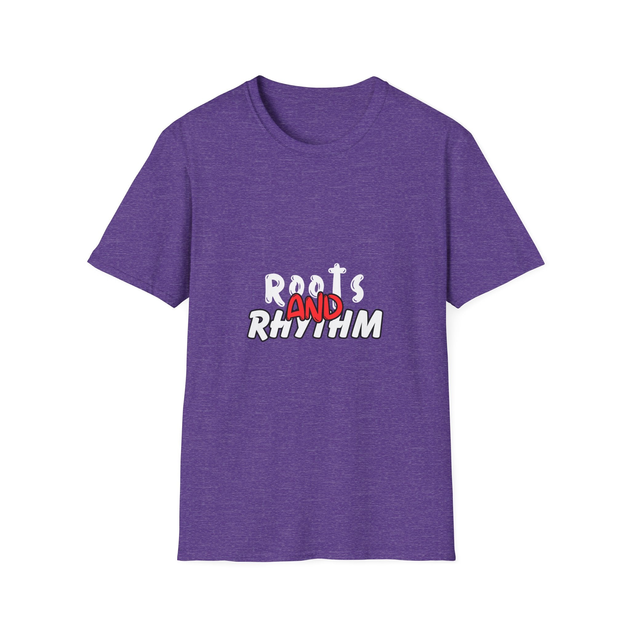 Rhythm & Vibe Unisex Softstyle T-Shirt, Casual Wear, Music Lover Tee, Gift for Her/Him, Everyday Comfort