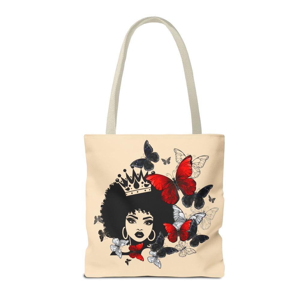 Queen Butterfly Ethnic Art Tote Bag