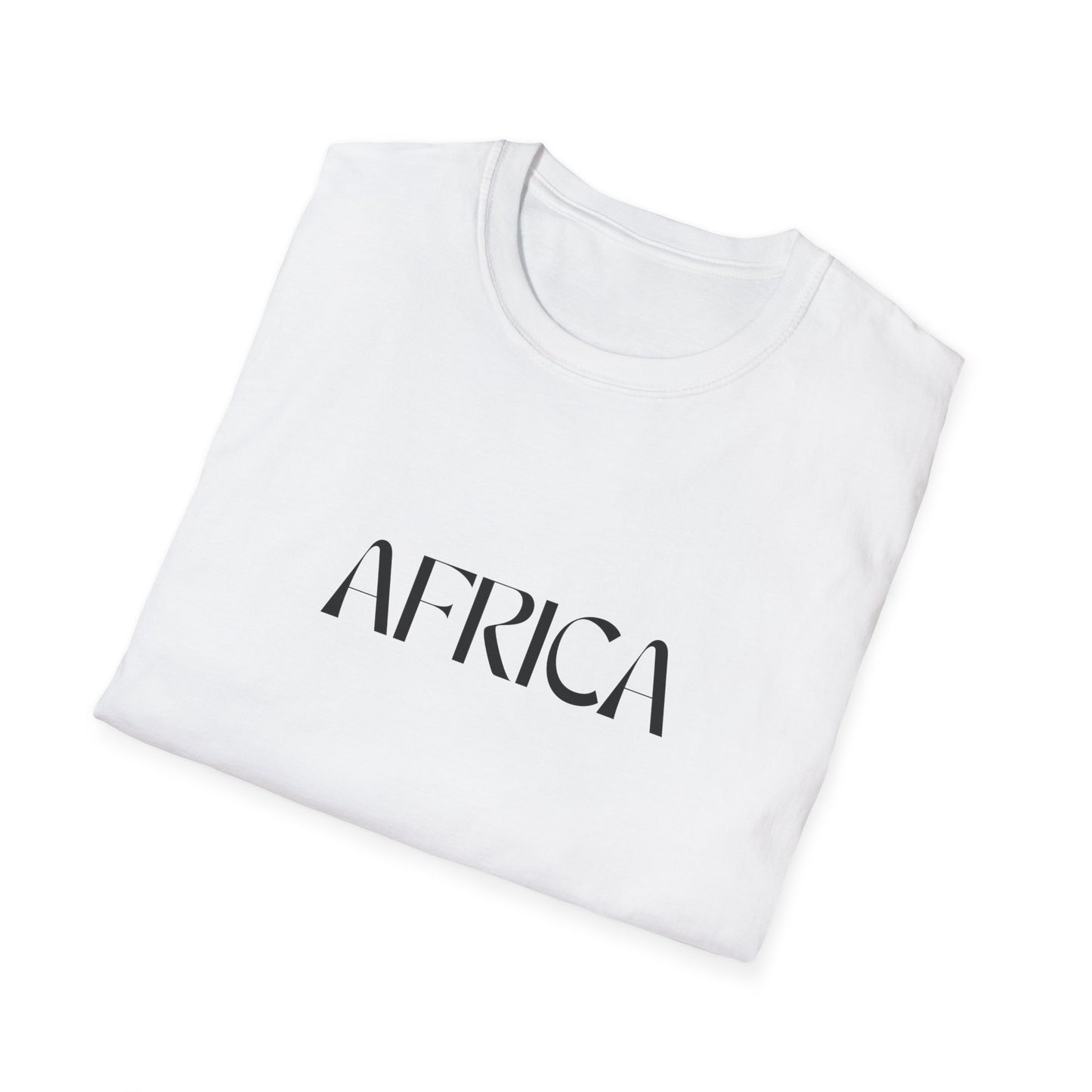 Minimalist AFRICA Typography T-Shirt, Perfect Gift for Culture Enthusiasts