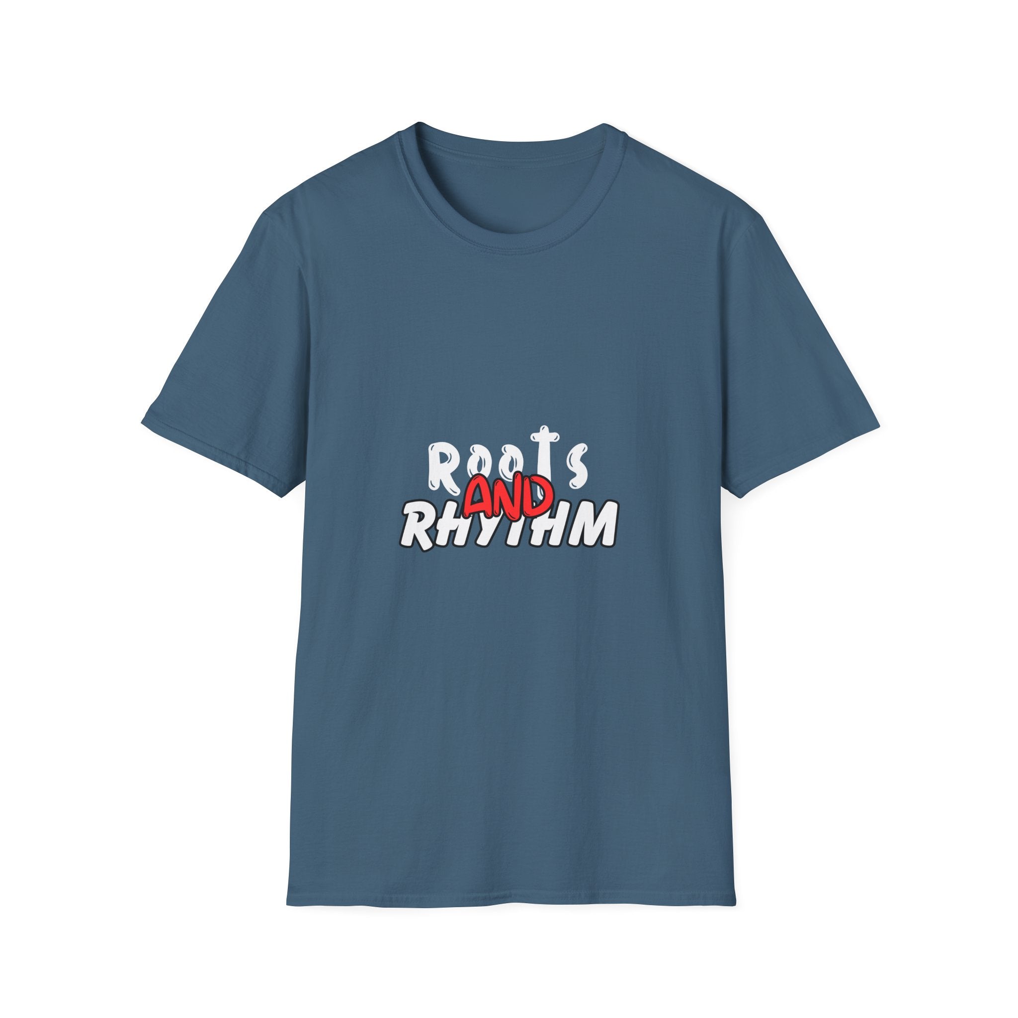 Rhythm & Vibe Unisex Softstyle T-Shirt, Casual Wear, Music Lover Tee, Gift for Her/Him, Everyday Comfort