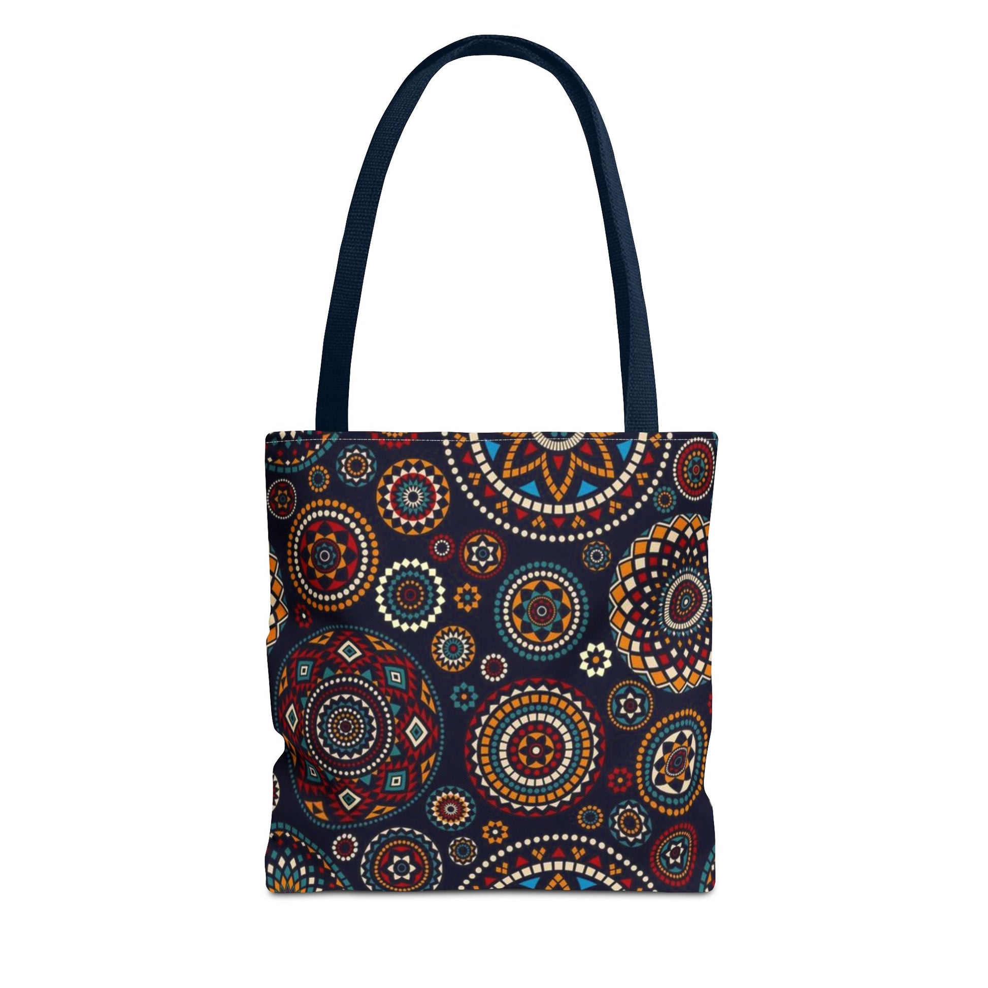 African Print Tote Bag – Echo Circles Pattern | Cultural Heritage Design
