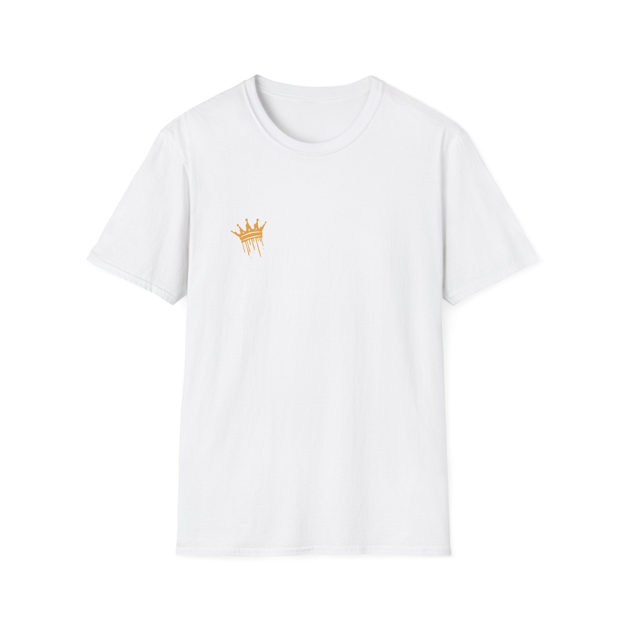 Crown Design Unisex Softstyle T-Shirt, Casual Wear, Gift for Him/Her, Birthday, Everyday Style, Fashion Statement