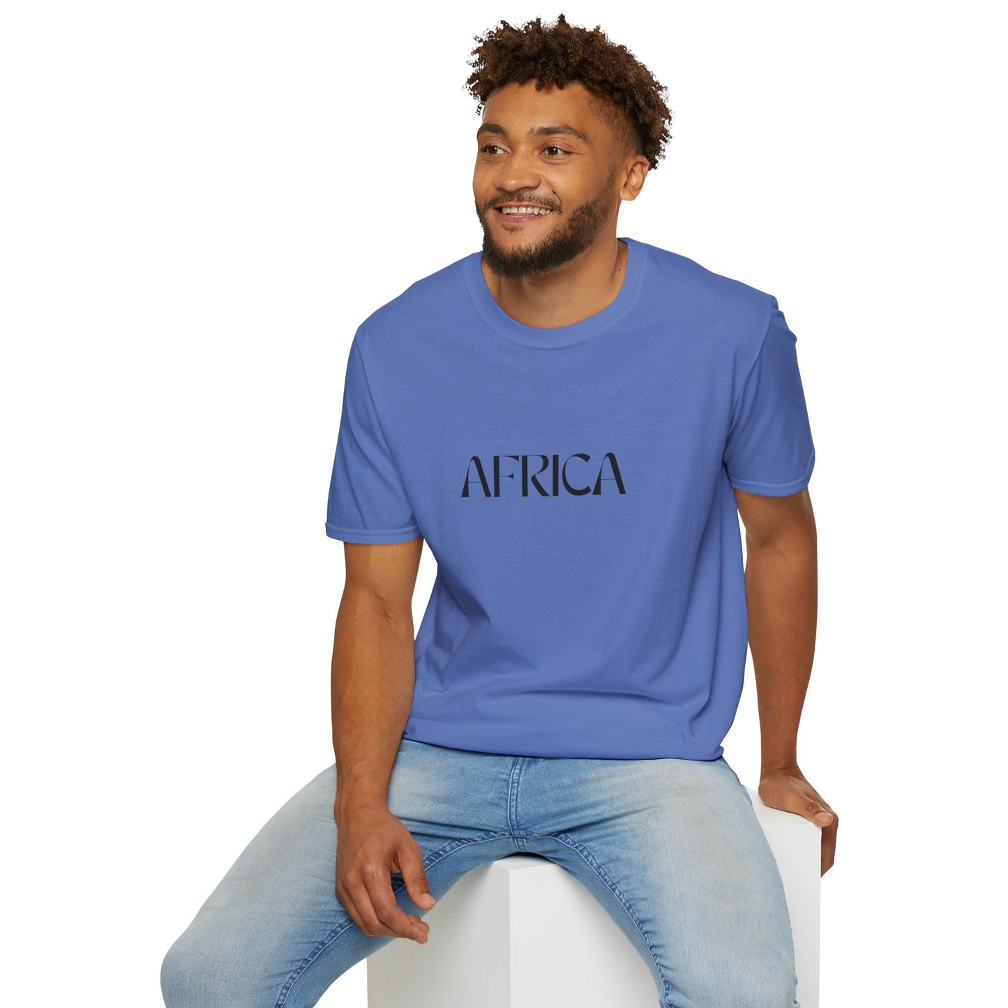 Minimalist AFRICA Typography T-Shirt, Perfect Gift for Culture Enthusiasts