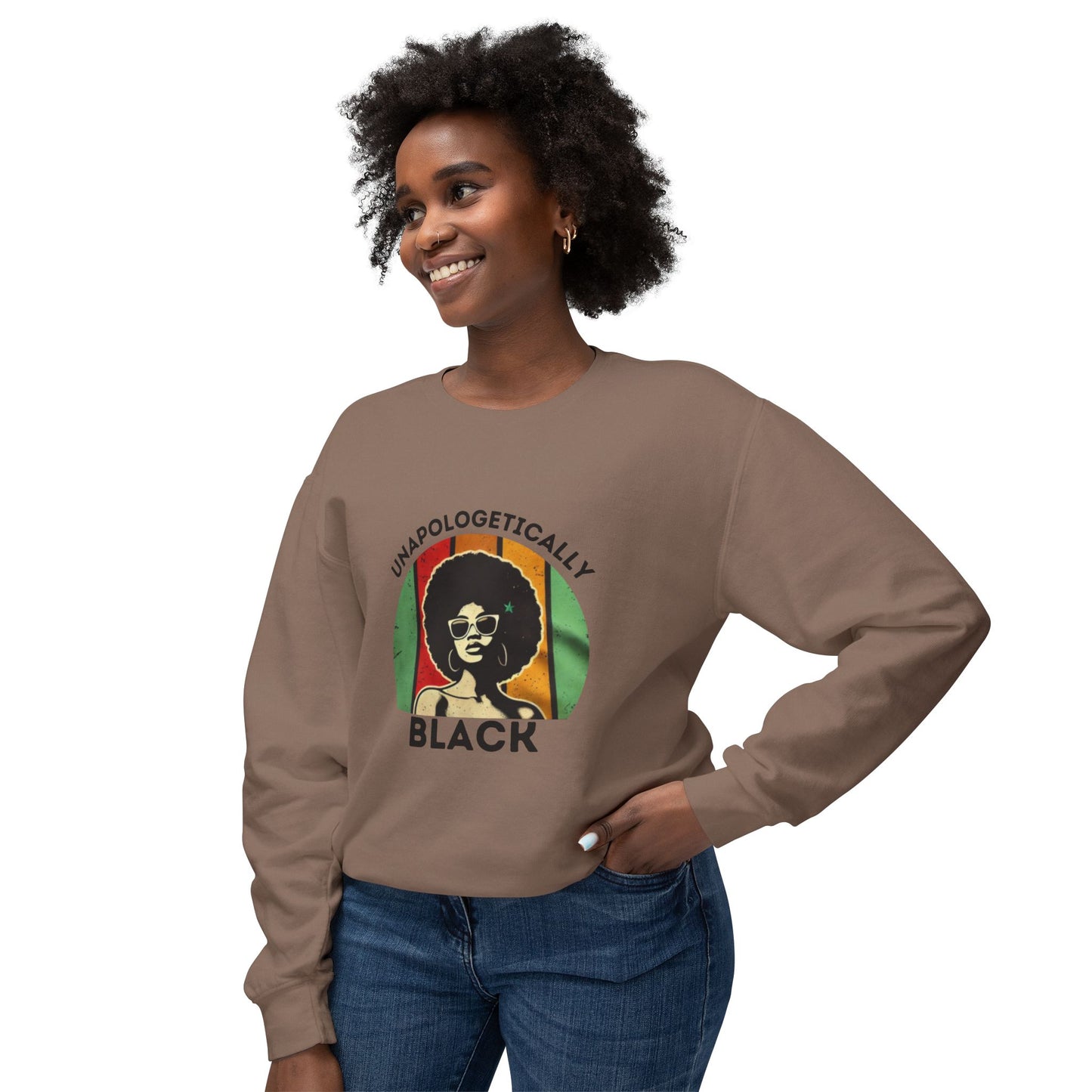 Unapologetically Black Crewneck Sweatshirt