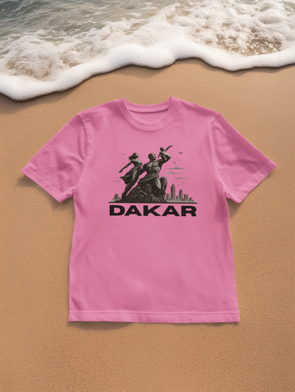Dakar Graphic Tee, Unisex Cotton T-Shirt for Travel Lovers, Urban Style Wear, Casual Gift, Adventure Apparel