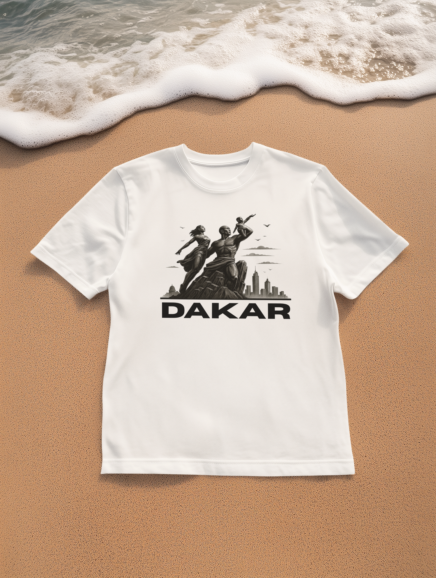 Dakar Graphic Tee, Unisex Cotton T-Shirt for Travel Lovers, Urban Style Wear, Casual Gift, Adventure Apparel