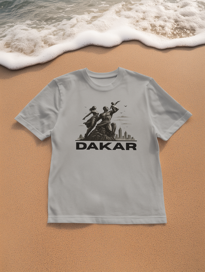Dakar Graphic Tee, Unisex Cotton T-Shirt for Travel Lovers, Urban Style Wear, Casual Gift, Adventure Apparel