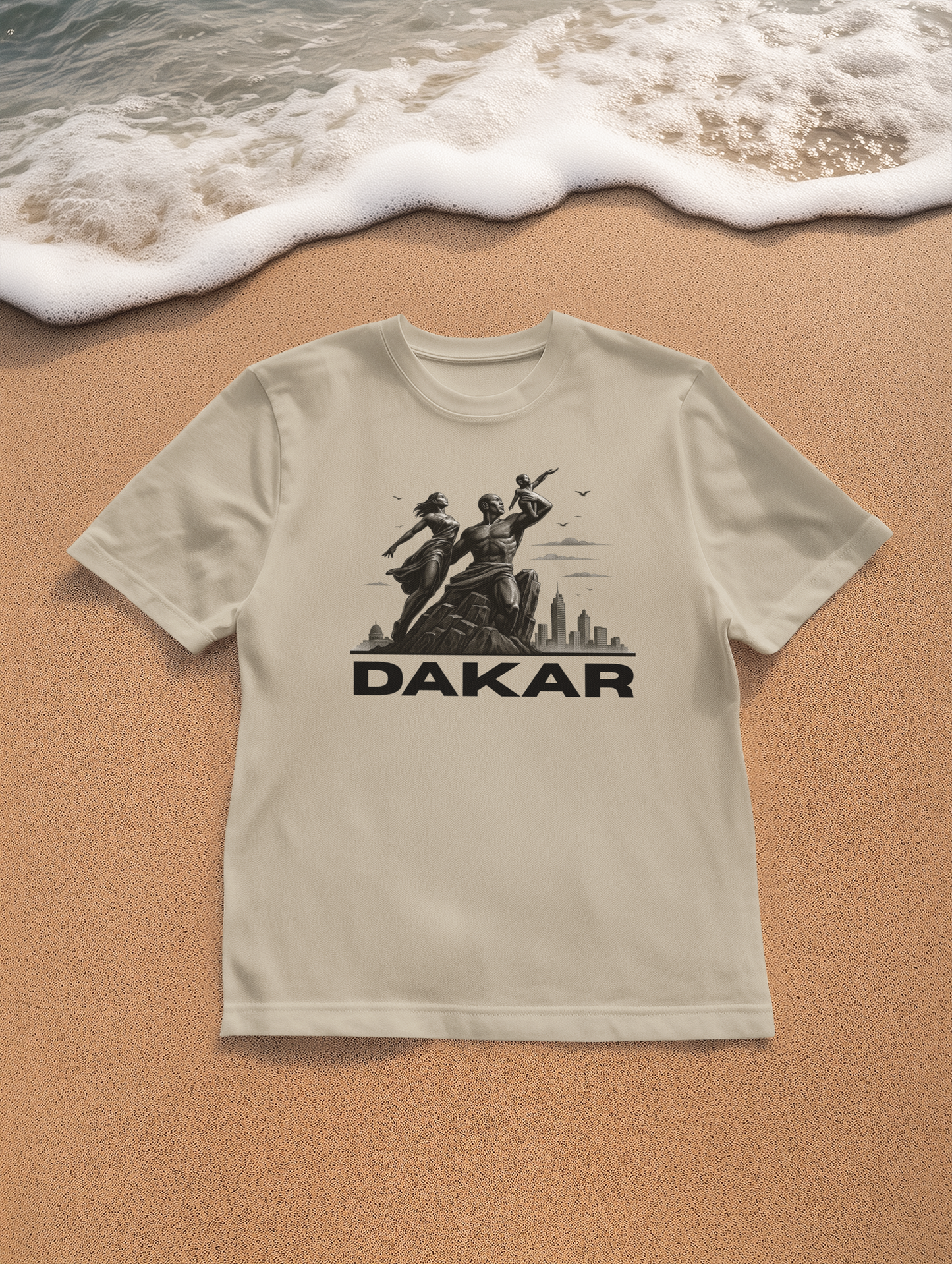Dakar Graphic Tee, Unisex Cotton T-Shirt for Travel Lovers, Urban Style Wear, Casual Gift, Adventure Apparel