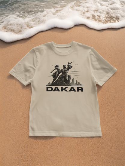 Dakar Graphic Tee, Unisex Cotton T-Shirt for Travel Lovers, Urban Style Wear, Casual Gift, Adventure Apparel