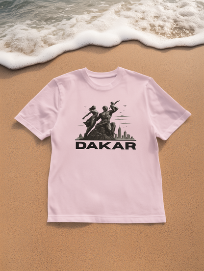 Dakar Graphic Tee, Unisex Cotton T-Shirt for Travel Lovers, Urban Style Wear, Casual Gift, Adventure Apparel