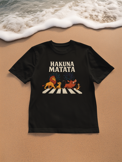 Hakuna Matata Tee, Unisex Softstyle T-Shirt, Fun Graphic Shirt, Gift for Friends, Casual Wear, Summer Tee, Disney Inspired