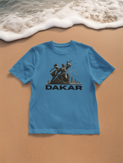 Dakar Graphic Tee, Unisex Cotton T-Shirt for Travel Lovers, Urban Style Wear, Casual Gift, Adventure Apparel