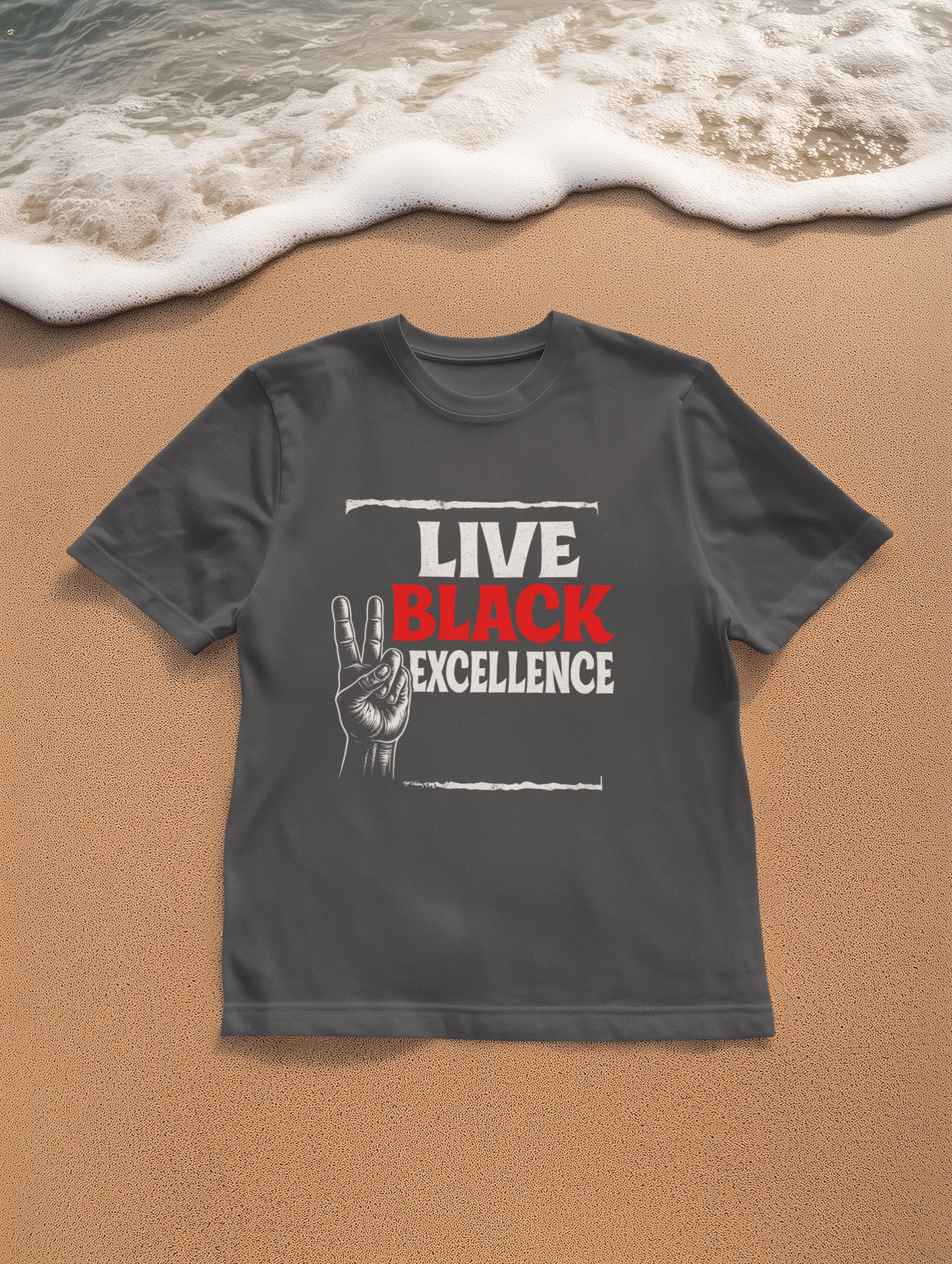 Unisex Softstyle T-Shirt - Live Black Excellence Tee, Casual Wear, Empowerment Shirt, Gift for Activists, Black History Month Apparel