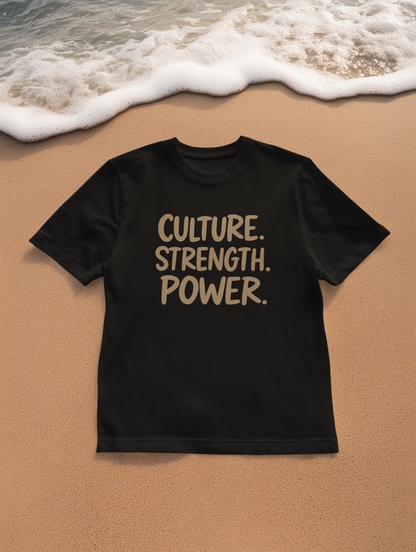 Empowering Culture T-Shirt, Unisex Garment-Dyed Tee, Strength and Power Fashion, Perfect for Celebrations, Everyday Casual Wear