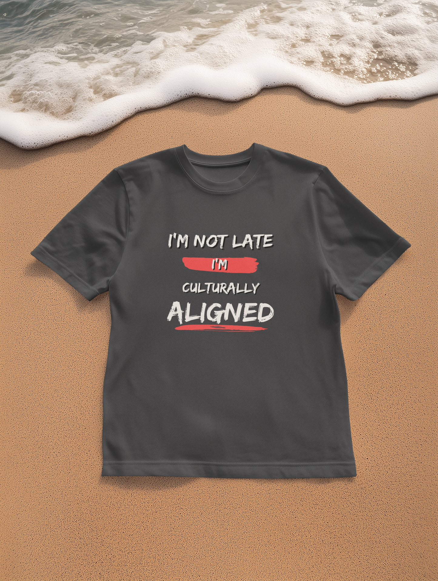 Culturally Aligned Unisex T-Shirt, Fun Graphic Tee, Casual Wear, Unique Gift, Humor Shirt, Comfortable Everyday Style
