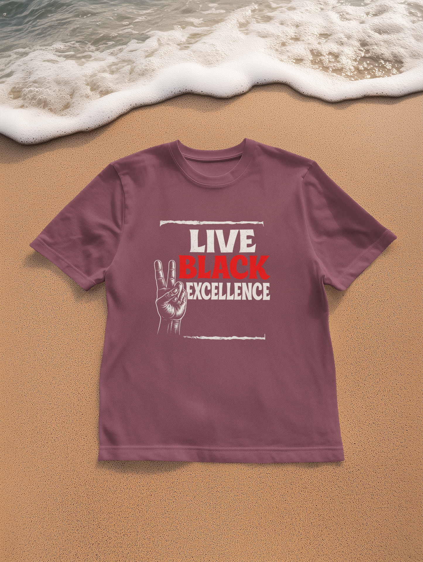 Unisex Softstyle T-Shirt - Live Black Excellence Tee, Casual Wear, Empowerment Shirt, Gift for Activists, Black History Month Apparel