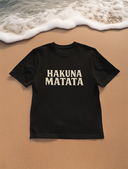 Hakuna Matata Unisex Softstyle T-Shirt, Motivational Tee, Gift for All Occasions, Relaxation Shirt, Fun Casual Wear