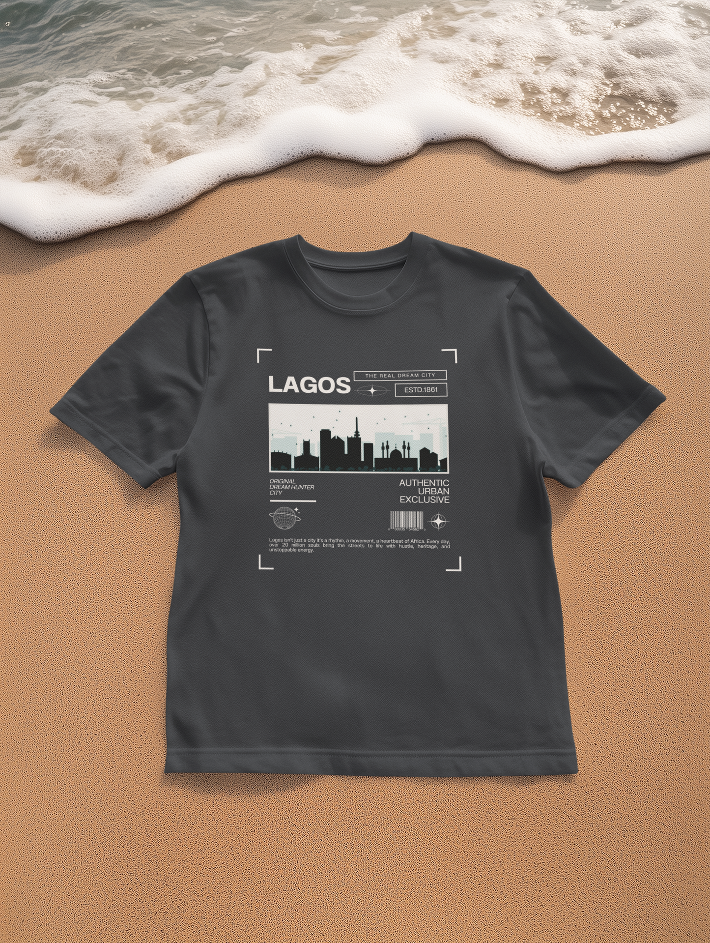 Lagos Retro City T-Shirt - Unisex Softstyle Tee for Urban Explorers, Perfect for Travel, Summer, Gifts, and Casual Wear