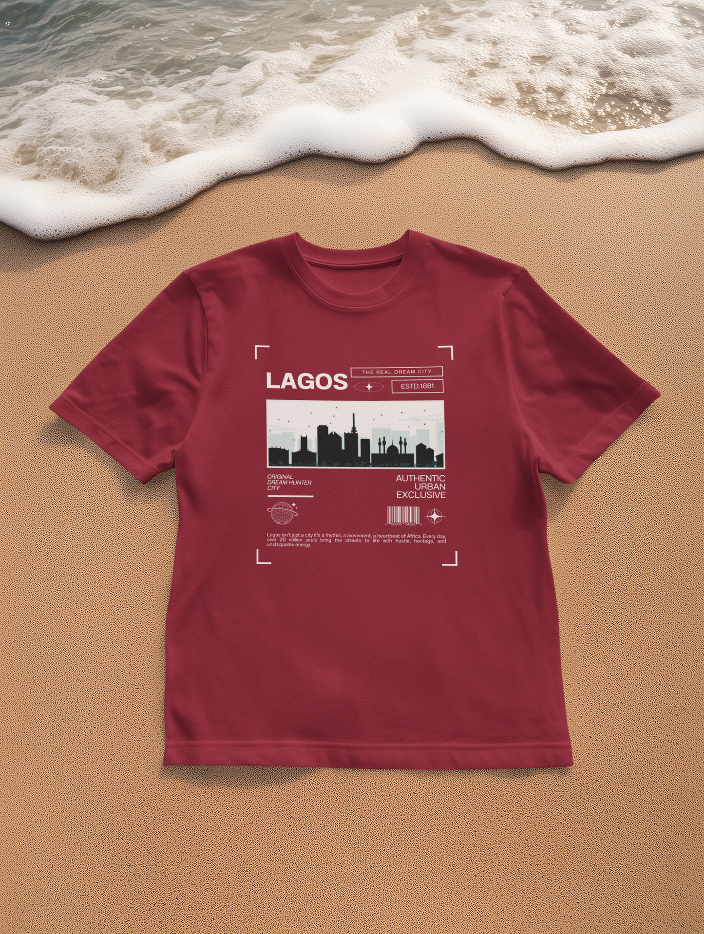 Lagos Retro City T-Shirt - Unisex Softstyle Tee for Urban Explorers, Perfect for Travel, Summer, Gifts, and Casual Wear