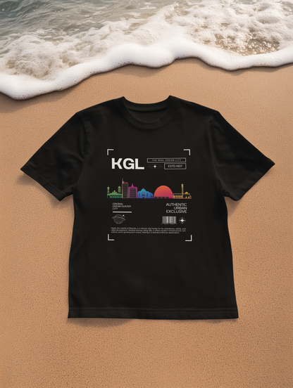 KGL City Vibes T-Shirt, Unisex Graphic Tee, Vintage Style Apparel, Streetwear Fashion, Unique Gift for Urban Explorers