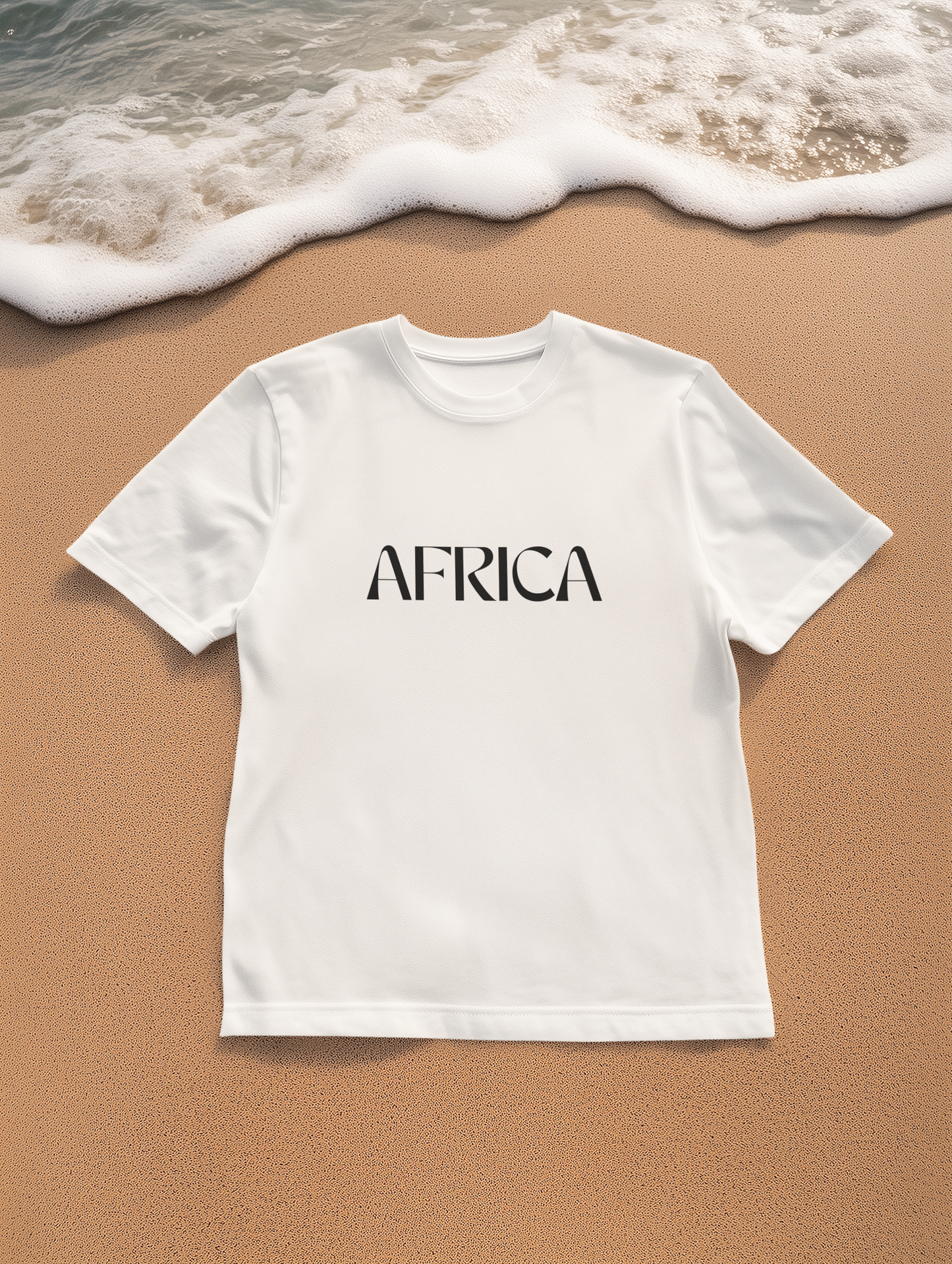 Minimalist AFRICA Typography T-Shirt, Perfect Gift for Culture Enthusiasts