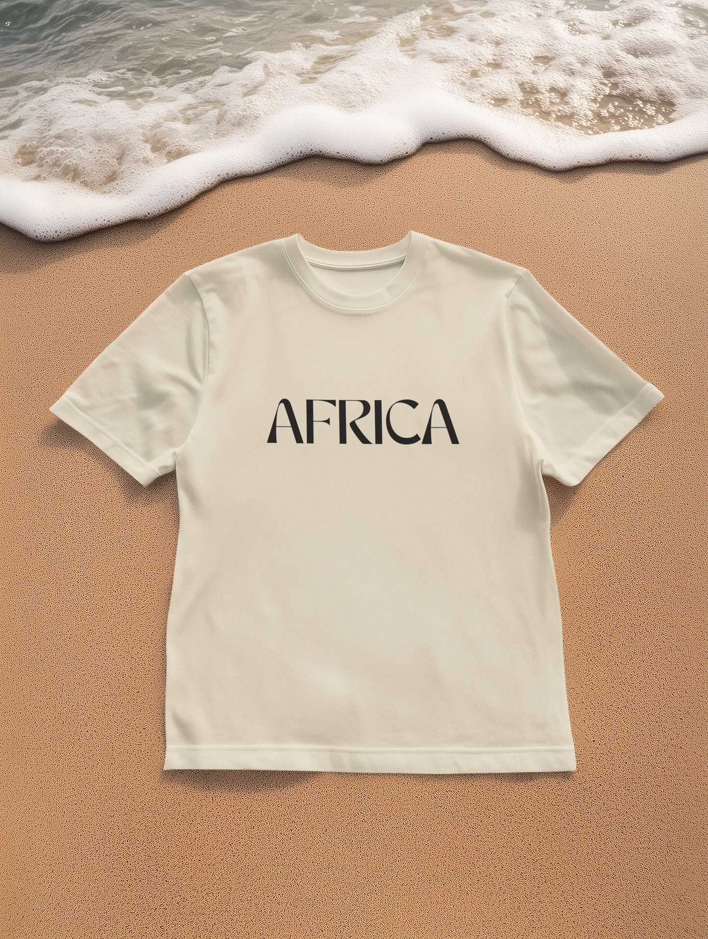 Minimalist AFRICA Typography T-Shirt, Perfect Gift for Culture Enthusiasts