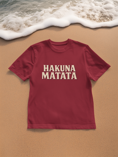 Hakuna Matata Unisex Softstyle T-Shirt, Motivational Tee, Gift for All Occasions, Relaxation Shirt, Fun Casual Wear