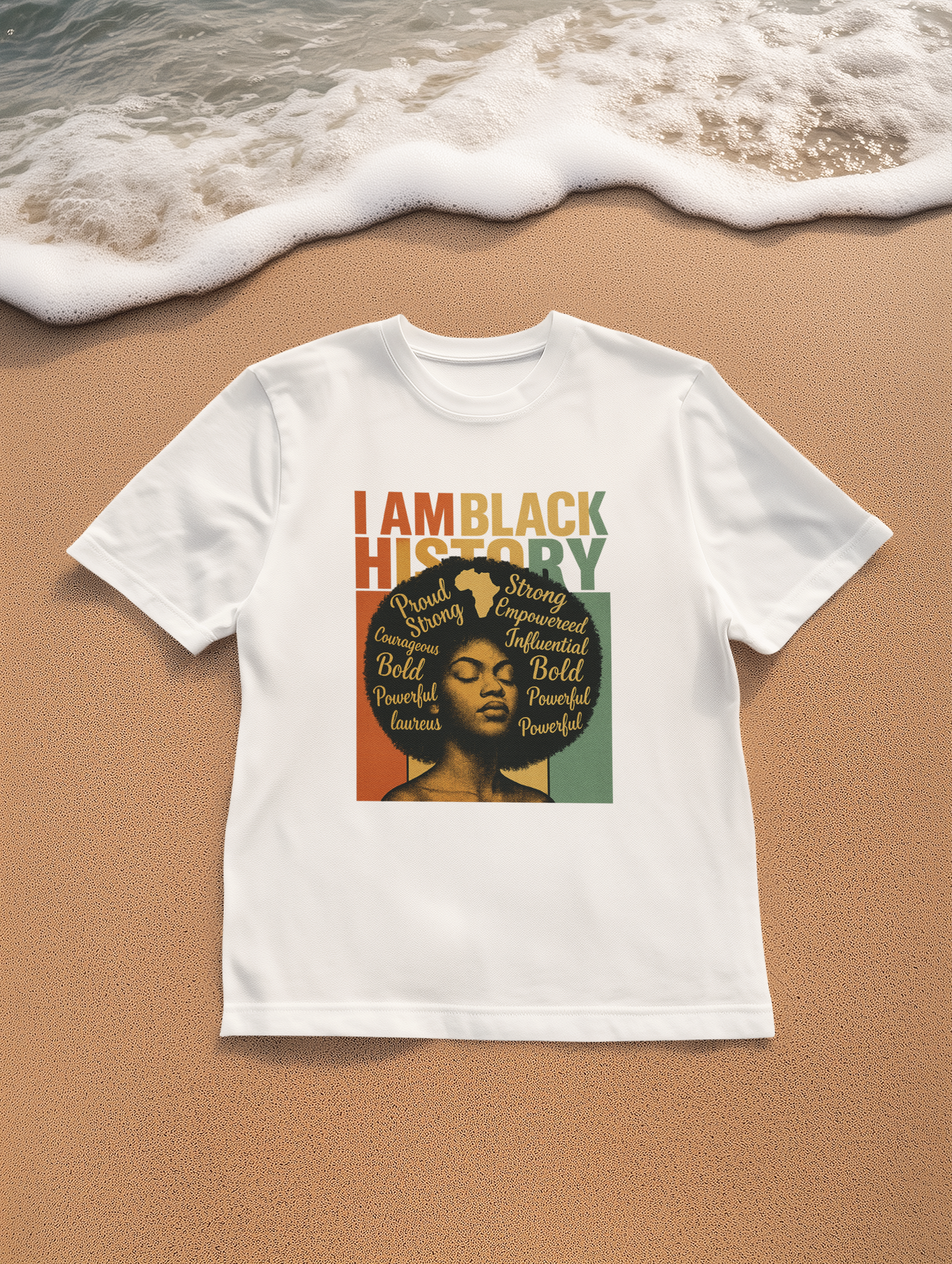 Bold Black History T-Shirt, Unisex Tee for Black History Month, Empowering Graphic Shirt, Statement T-Shirt, Gift for Activists