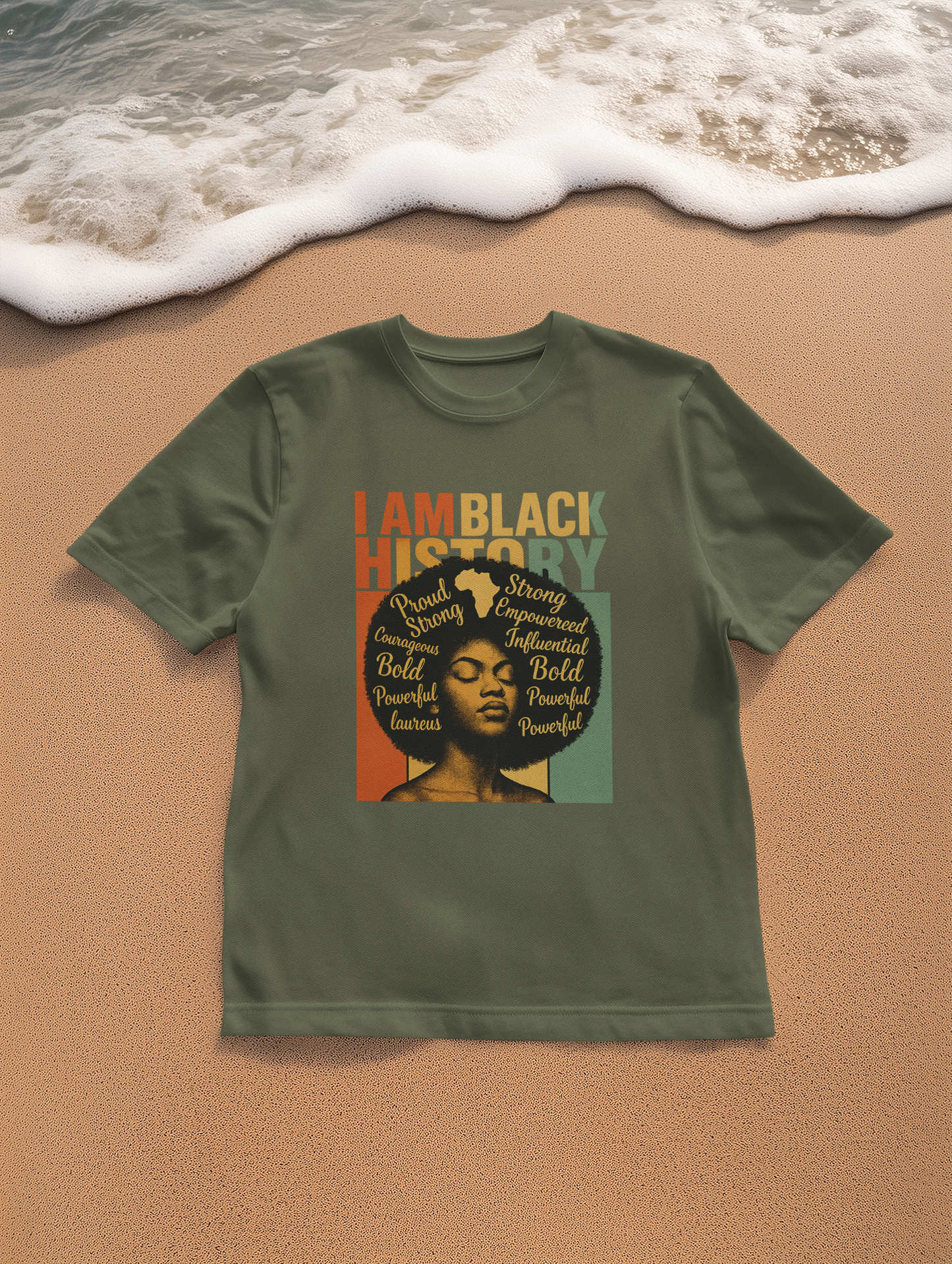 Bold Black History T-Shirt, Unisex Tee for Black History Month, Empowering Graphic Shirt, Statement T-Shirt, Gift for Activists