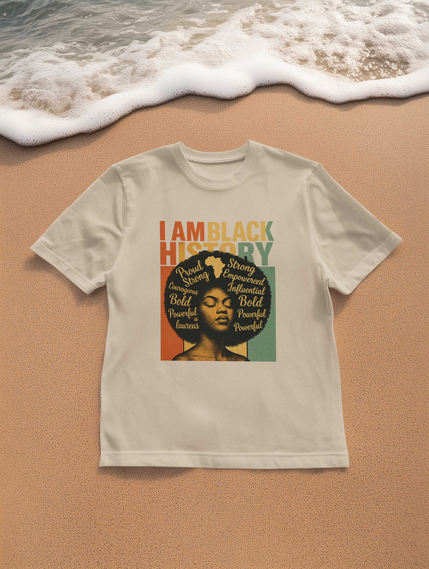 Bold Black History T-Shirt, Unisex Tee for Black History Month, Empowering Graphic Shirt, Statement T-Shirt, Gift for Activists