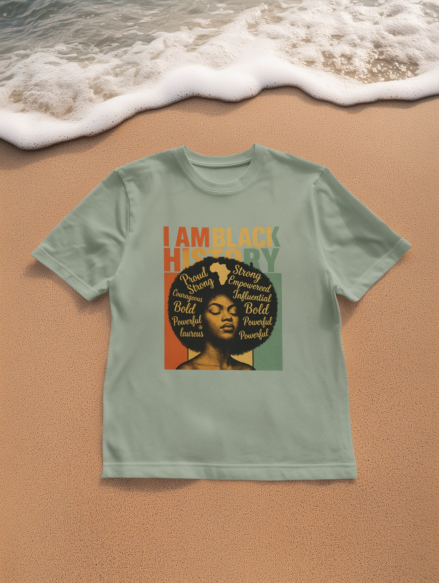 Bold Black History T-Shirt, Unisex Tee for Black History Month, Empowering Graphic Shirt, Statement T-Shirt, Gift for Activists