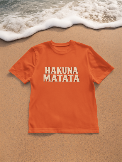 Hakuna Matata Unisex Softstyle T-Shirt, Motivational Tee, Gift for All Occasions, Relaxation Shirt, Fun Casual Wear