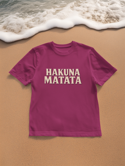 Hakuna Matata Unisex Softstyle T-Shirt, Motivational Tee, Gift for All Occasions, Relaxation Shirt, Fun Casual Wear