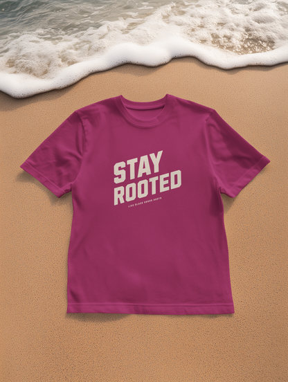 Stay Rooted Unisex Softstyle T-Shirt - Inspirational Apparel for Nature Lovers, Gift for Friends, Casual Wear, Eco-Friendly Fashion