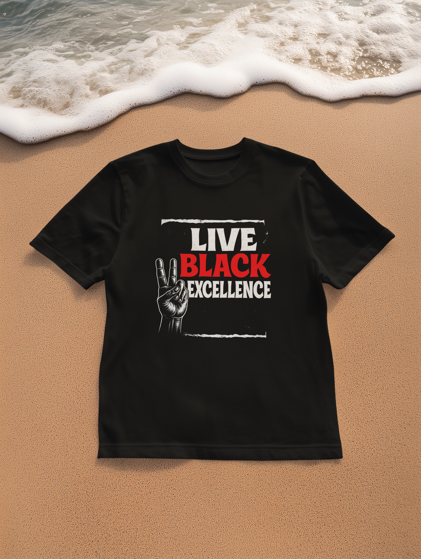 Unisex Softstyle T-Shirt - Live Black Excellence Tee, Casual Wear, Empowerment Shirt, Gift for Activists, Black History Month Apparel